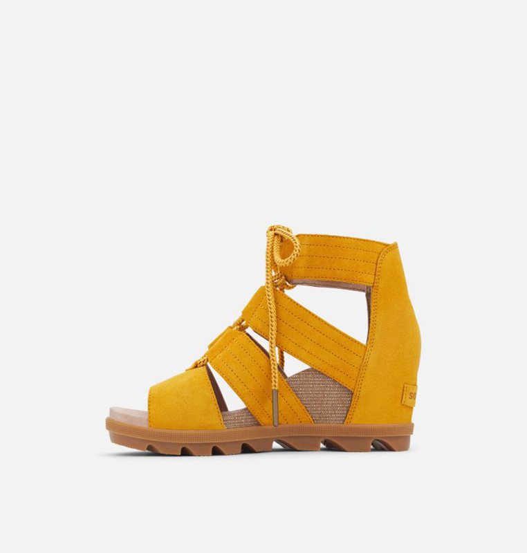 Sorel Joanie™ II Lace Wedge - Womens Sandals Yellow - 528943UIN